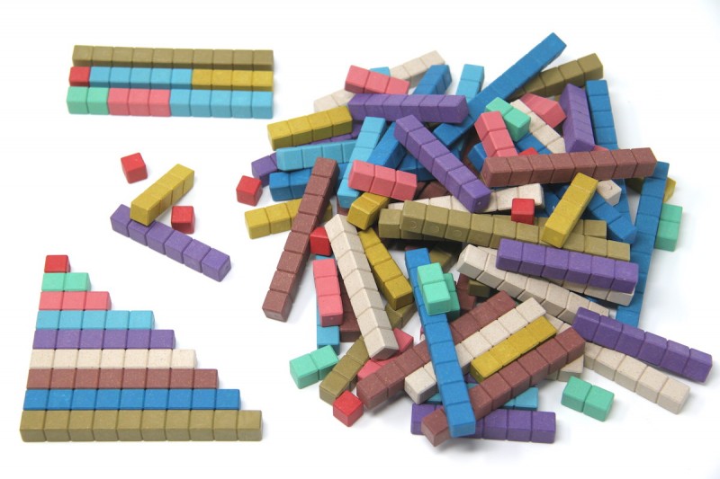 Wissner | Rekenstaven | Montessori kleuren | 100 stuks