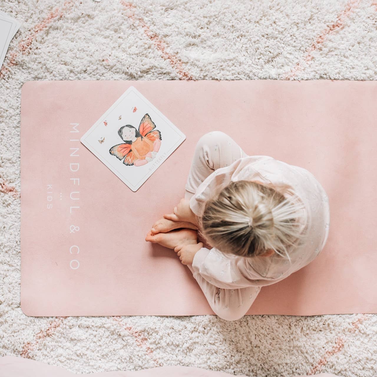 Mindful & Co Kids | Yoga Mat | Roze