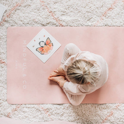 Mindful & Co Kids | Yoga Mat | Roze