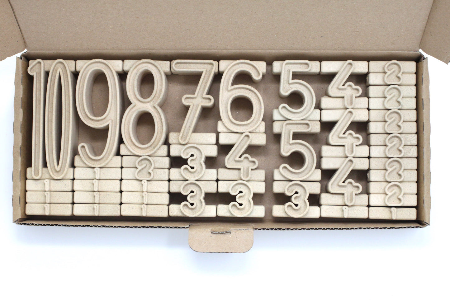 Wissner | Stapelcijfers | Nummerreeks 100 | 34 Stuks