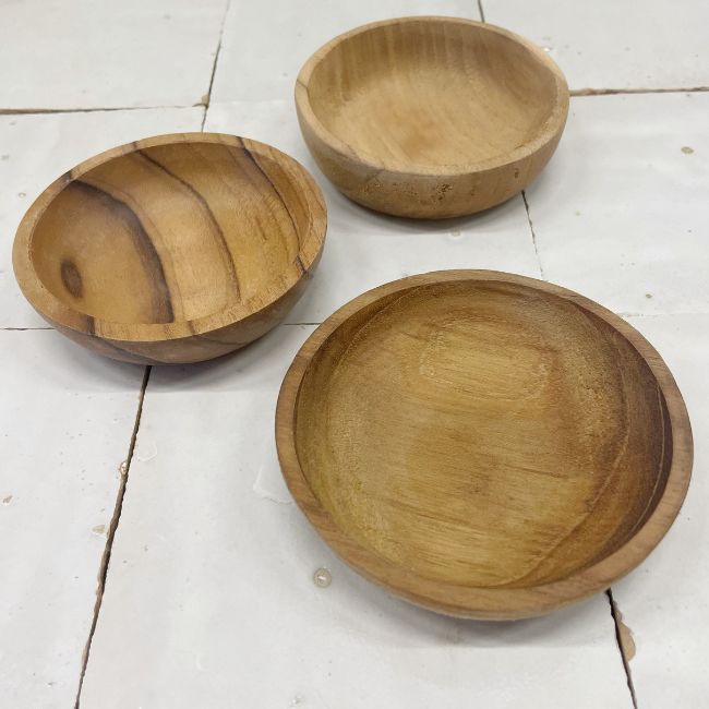 ByBazz | Schaaltje Teak 8 cm