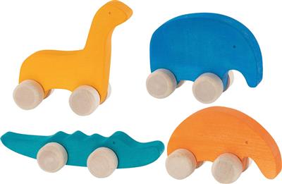 Goki | Houten Olifant | Oranje