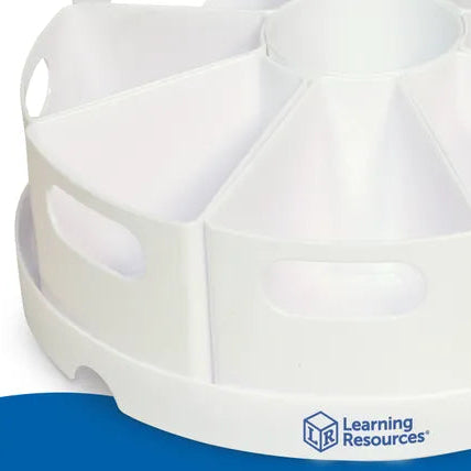 Opbergorganizer met uitneembare bakjes – wit | Learning Resources