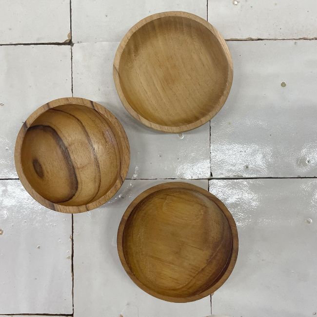 ByBazz | Schaaltje Teak 8 cm