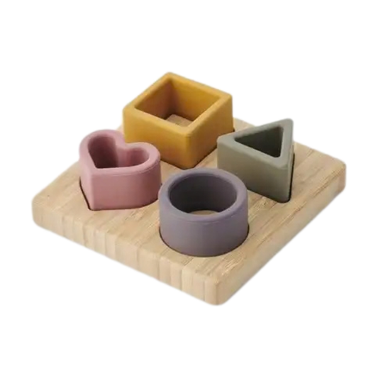 Figuren puzzel - Aarde kleuren | TickiT