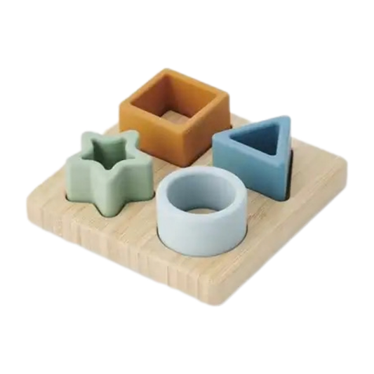 Figuren puzzel - Neutrale kleuren | TickiT