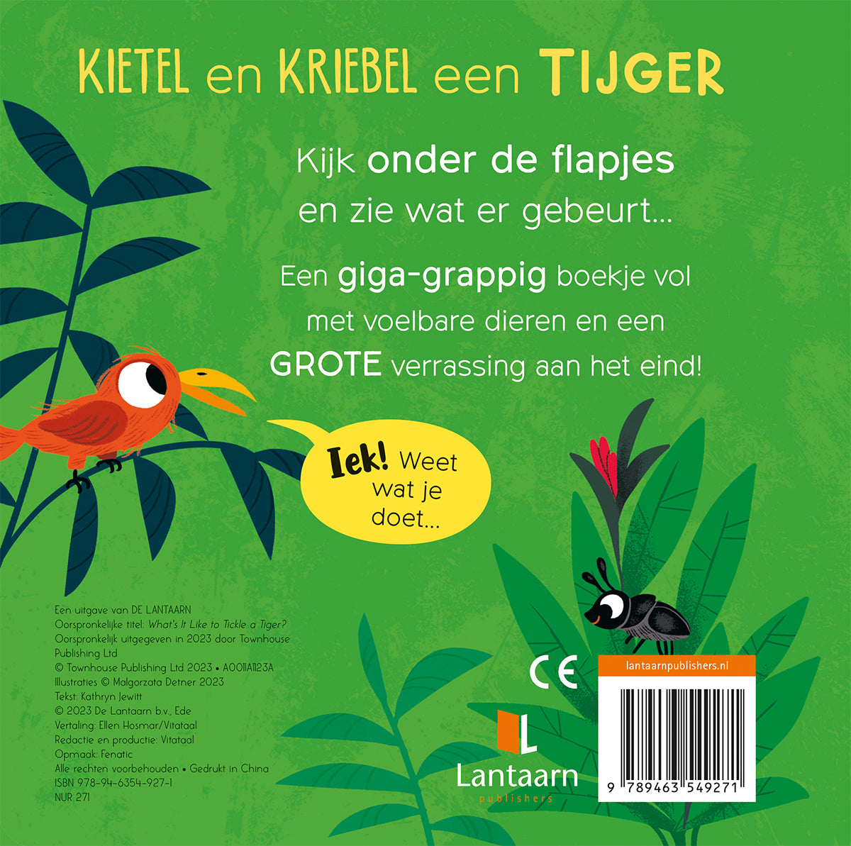 Kietel en kriebel - Een tijger | Lantaarn Publishers