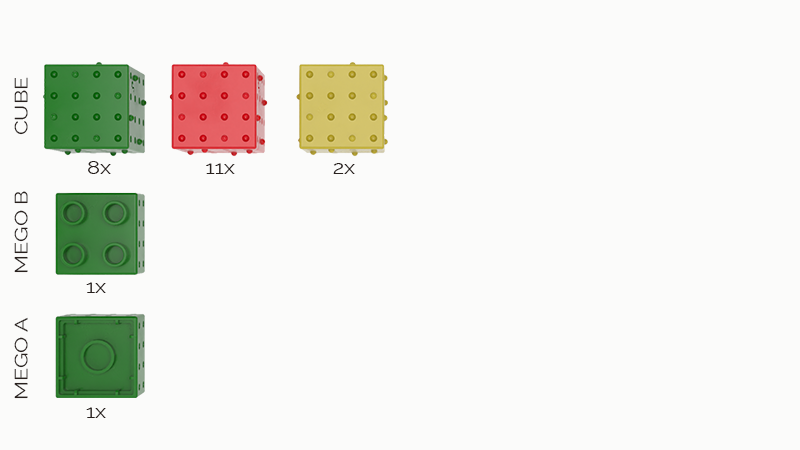 Smartek | Magnetische Bouwblokken | Dino | 23 Stuks