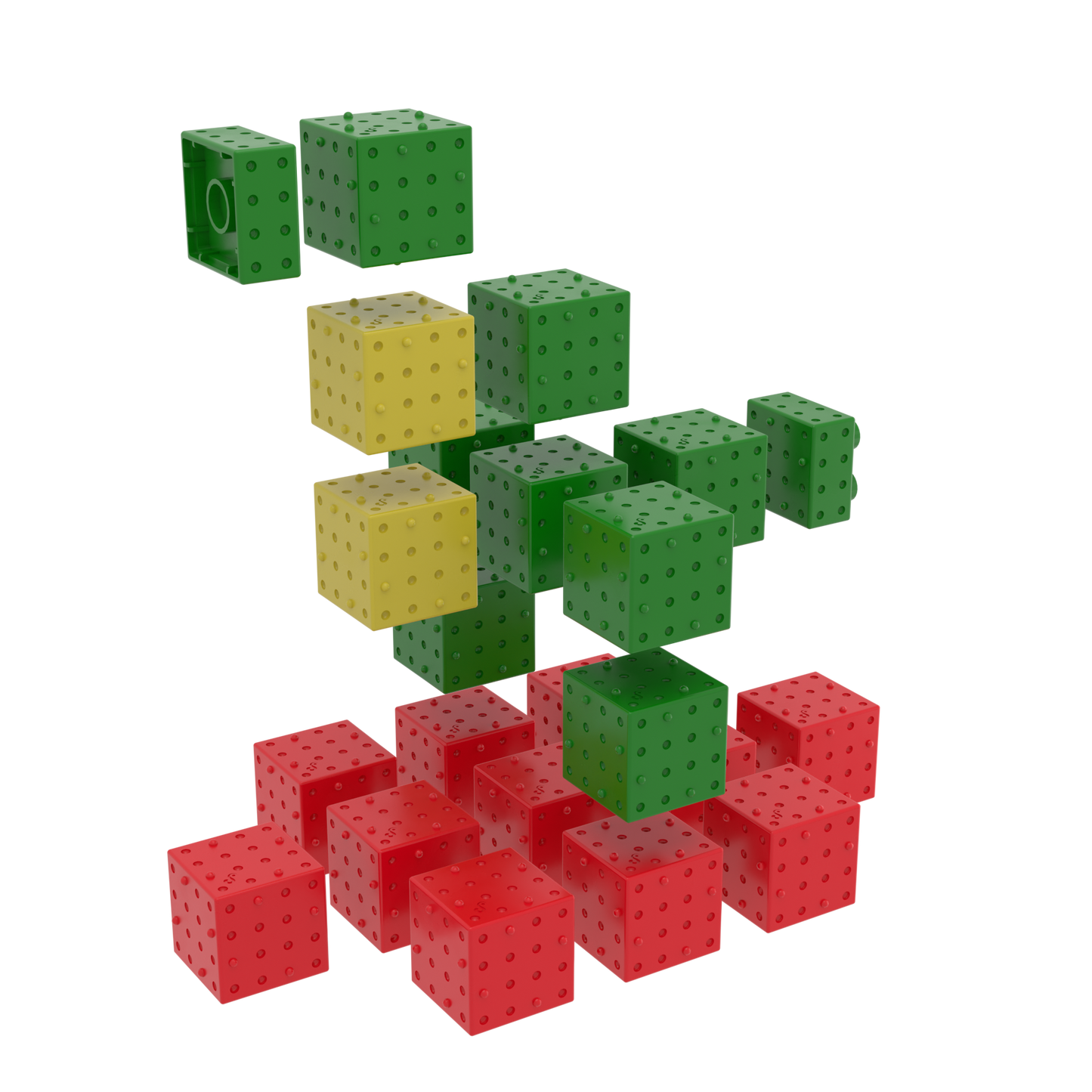 Smartek | Magnetische Bouwblokken | Dino | 23 Stuks
