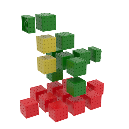 Smartek | Magnetische Bouwblokken | Dino | 23 Stuks