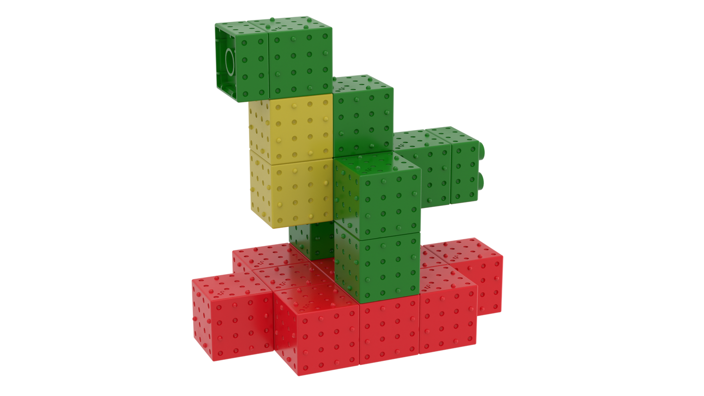 Smartek | Magnetische Bouwblokken | Dino | 23 Stuks