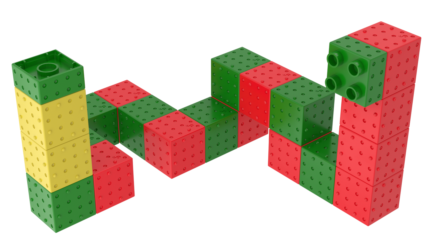 Smartek | Magnetische Bouwblokken | Dino | 23 Stuks