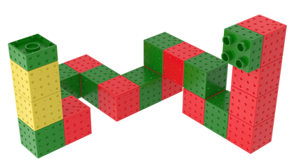 Smartek | Magnetische Bouwblokken | Dino | 23 Stuks