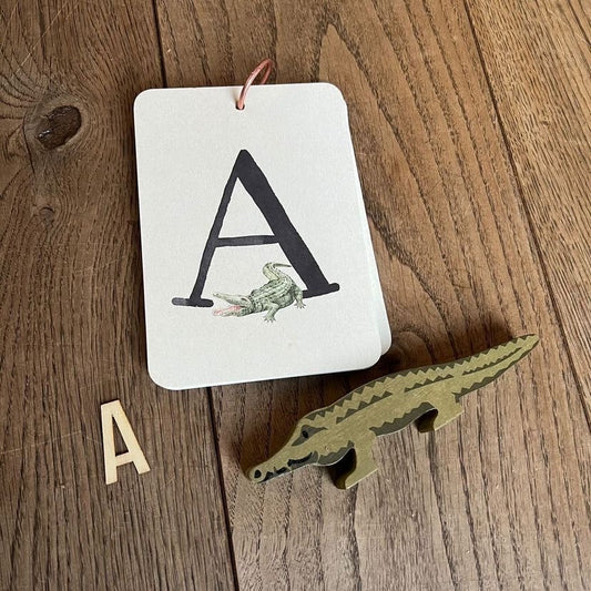 In A Flashcard - Alfabet Kaarten