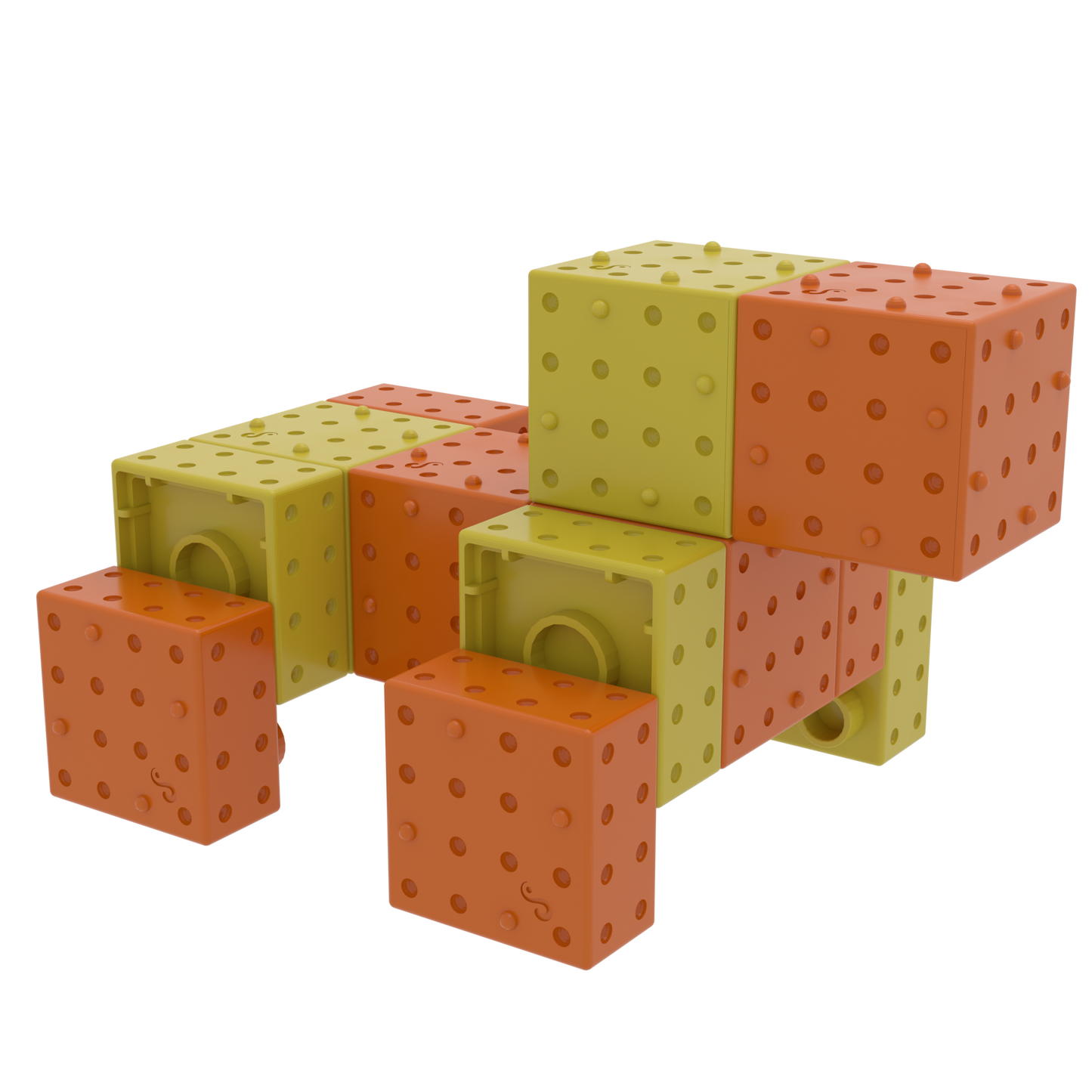 Smartek | Magnetische Bouwblokken | Giraffe | 17 Stuks