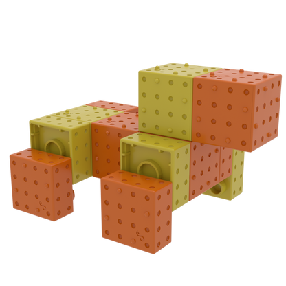 Smartek | Magnetische Bouwblokken | Giraffe | 17 Stuks