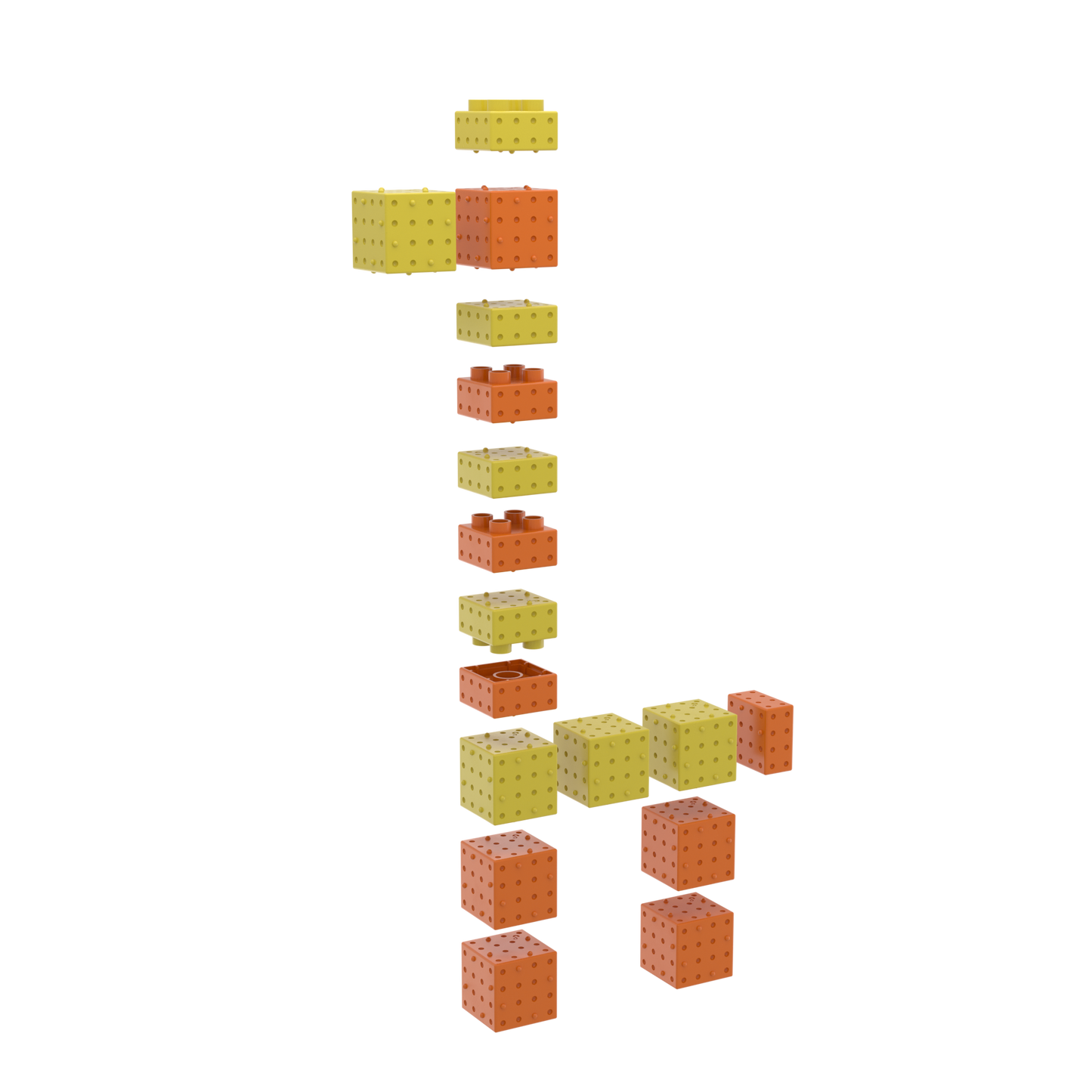 Smartek | Magnetische Bouwblokken | Giraffe | 17 Stuks