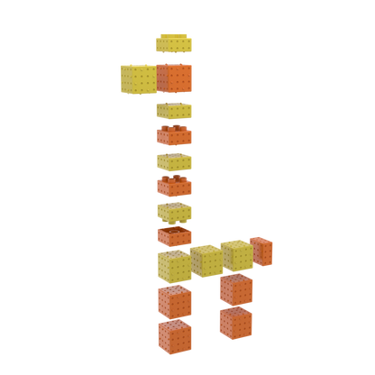 Smartek | Magnetische Bouwblokken | Giraffe | 17 Stuks