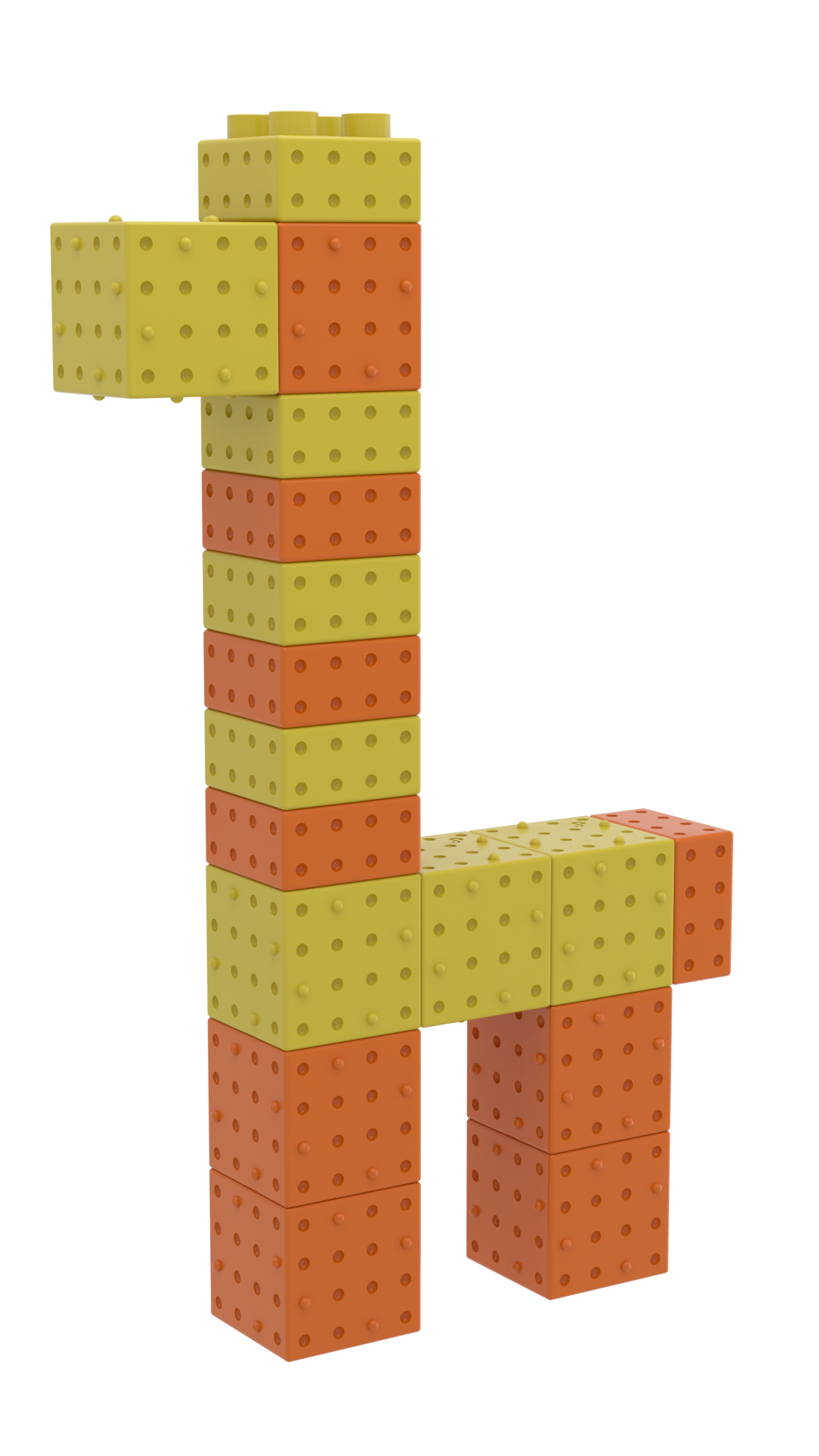 Smartek | Magnetische Bouwblokken | Giraffe | 17 Stuks