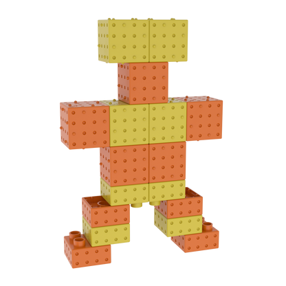 Smartek | Magnetische Bouwblokken | Giraffe | 17 Stuks