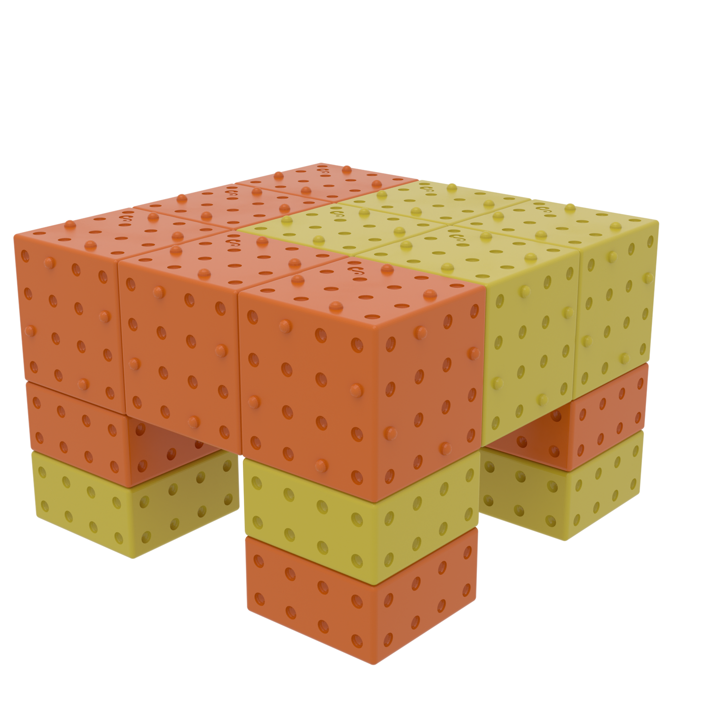 Smartek | Magnetische Bouwblokken | Giraffe | 17 Stuks