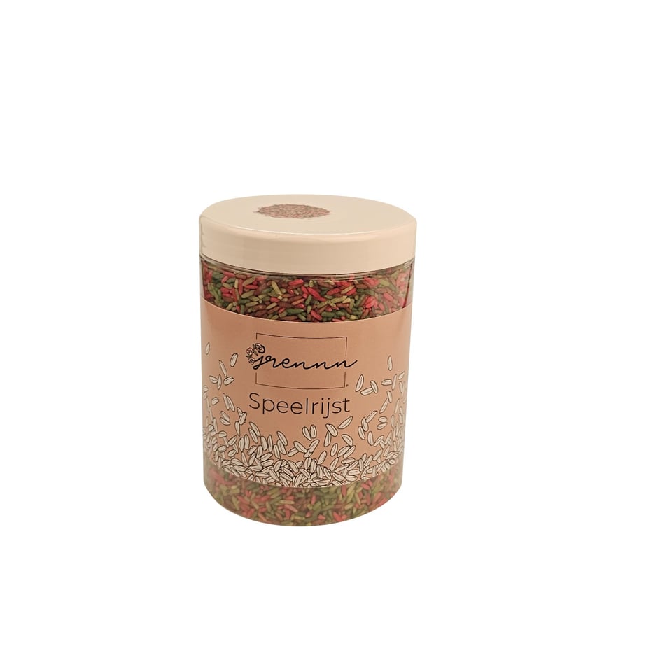 Grennn | Speelrijst | Bos Mix | 750 Gram