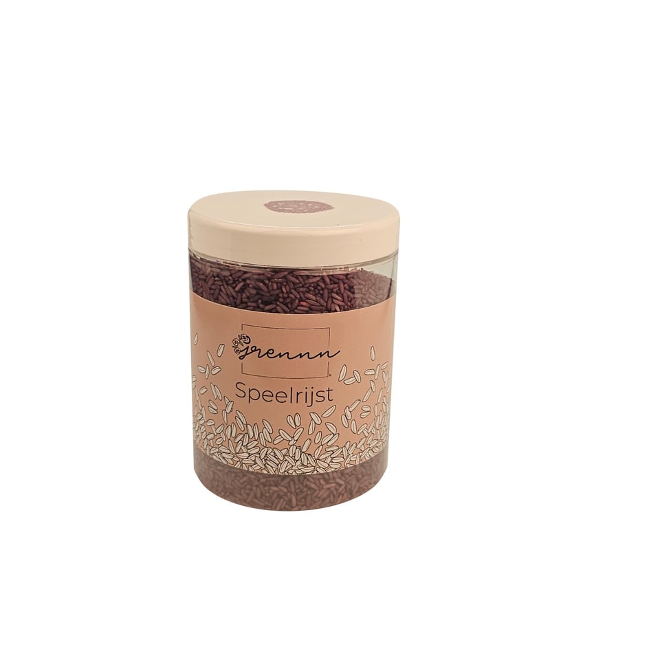 Grennn | Speelrijst | Schijnende Stenen Mix | 750 gram