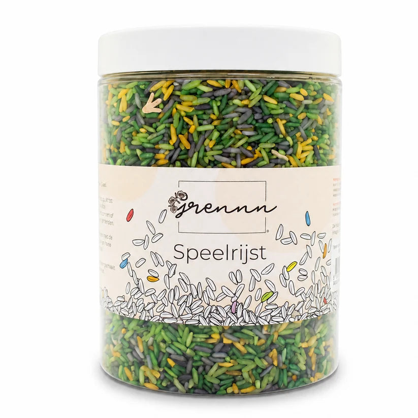 Speelrijst - Dino mix - 750 gram | Grennn