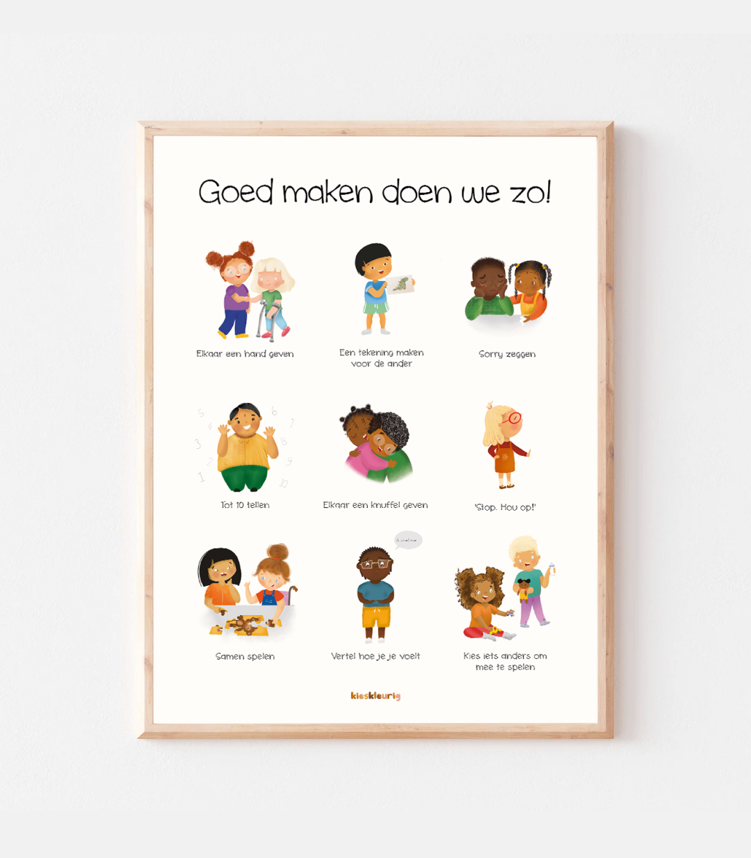 Kieskleurig | Dagritmekaarten | Herstelmuur