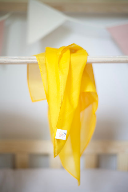 Speeldoek medium - regenboog geel | Pit & Play