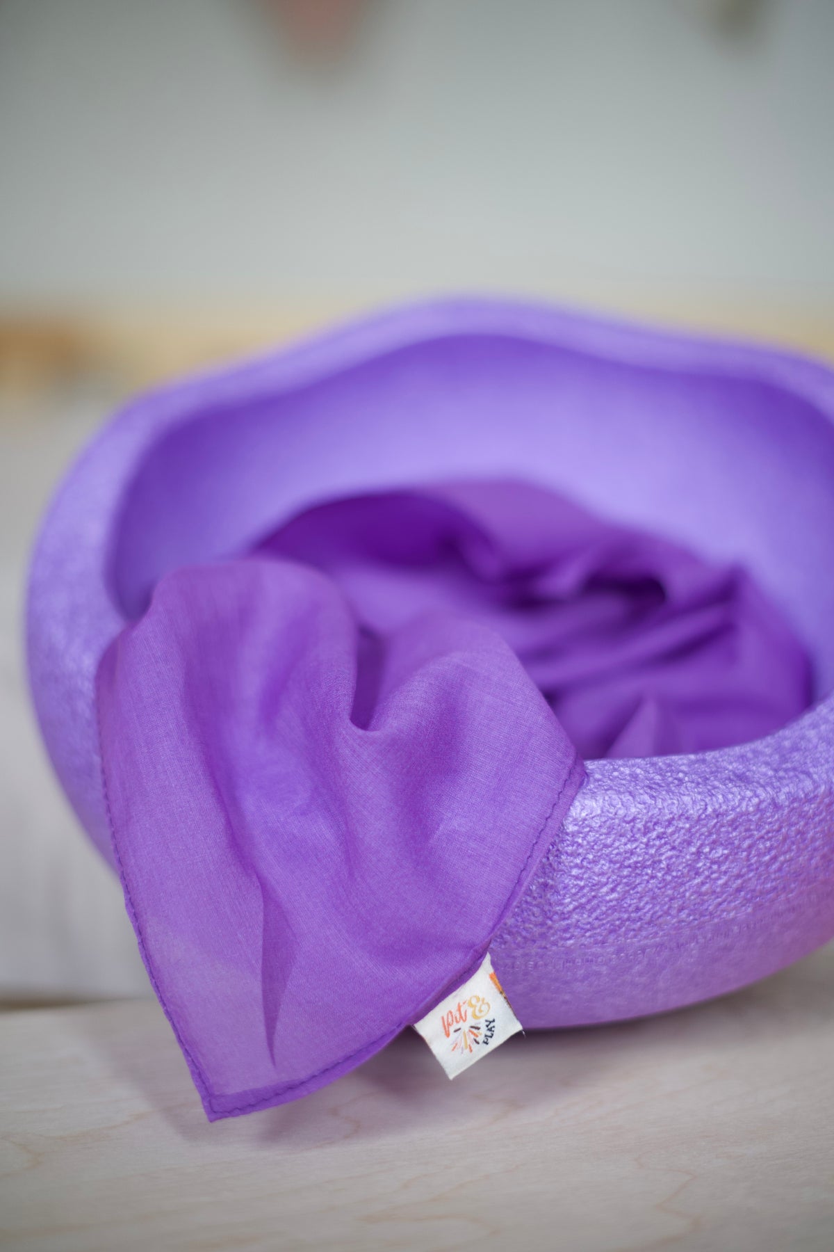 Speeldoek medium - regenboog paars | Pit & Play