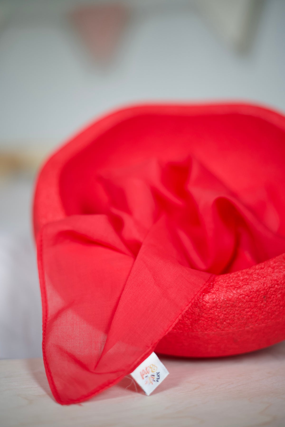 Speeldoek medium - regenboog rood | Pit & Play
