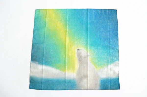 Laura's Play Cotton x Lot Bouwens | Speeldoek | 50 x 50 | IJsbeer
