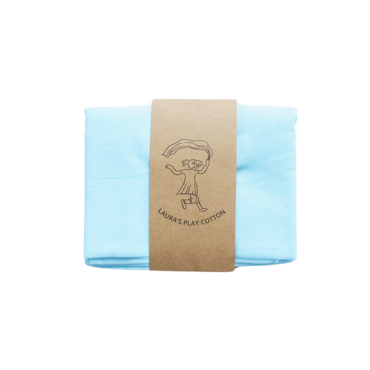 Laura's Play Cotton | Speeldoek | 90x90 cm | Licht Blauw
