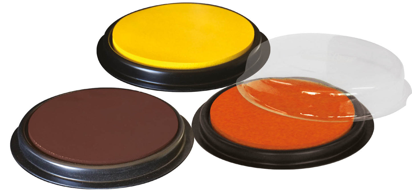 Créa Lign' | Stempelkussen | Maxi | 3 Stuks | Geel, Oranje, Bruin