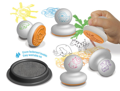 Créa Lign' | Mijn Eerste Stempels | Dieren van de Savanne