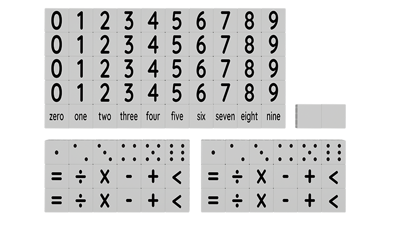 Smartek | Magnetische Bouwblokken | Cijfers & Rekenset | 88 Stuks