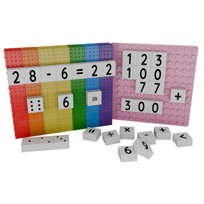 Smartek | Magnetische Bouwblokken | Cijfers & Rekenset | 88 Stuks