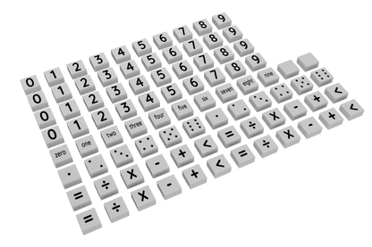 Smartek | Magnetische Bouwblokken | Cijfers & Rekenset | 88 Stuks