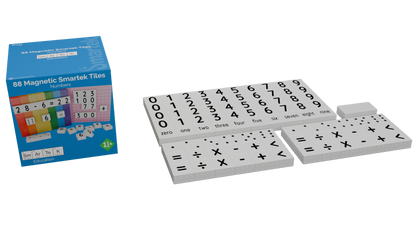 Smartek | Magnetische Bouwblokken | Cijfers & Rekenset | 88 Stuks