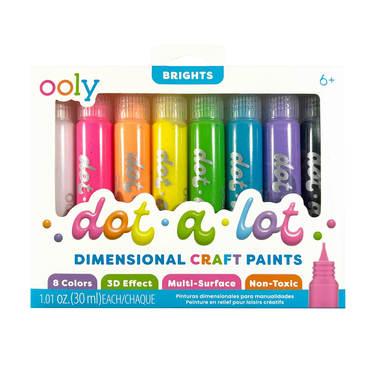 Dot-a-Lot 3d verfstiften - helder | Ooly