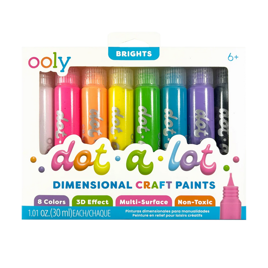 Dot-a-Lot 3d verfstiften - helder | Ooly