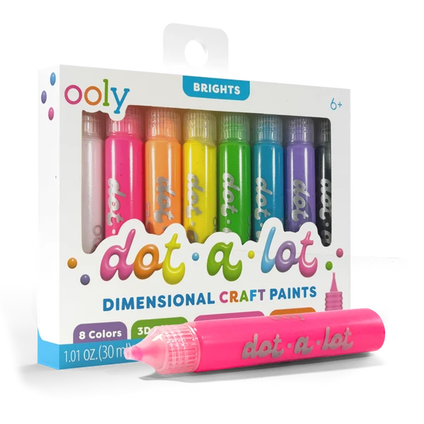 Dot-a-Lot 3d verfstiften - helder | Ooly
