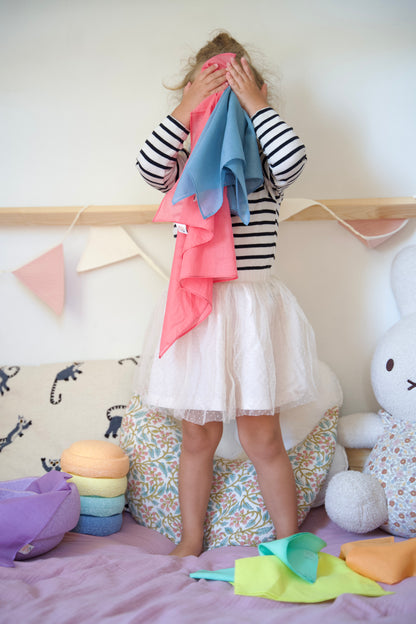 Speeldoek medium - pastel geel | Pit & Play