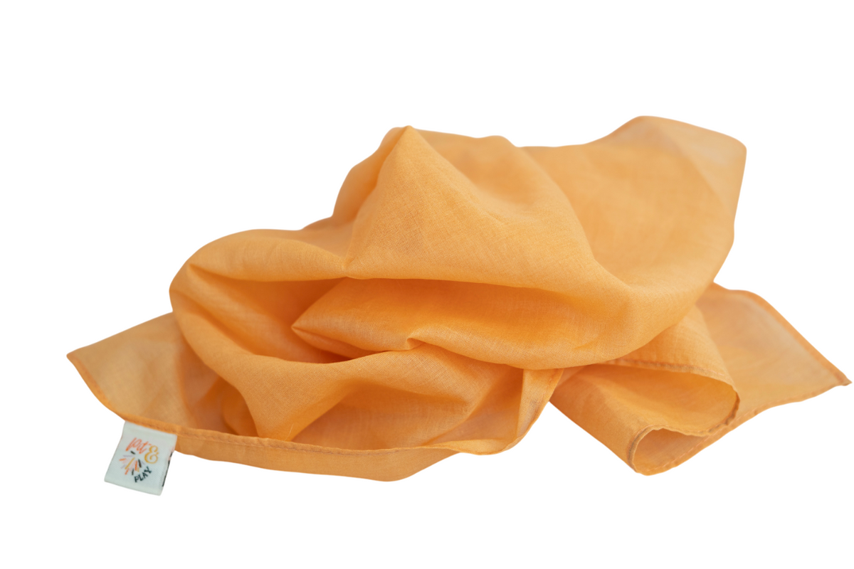 Speeldoek groot - pastel oranje | Pit & Play