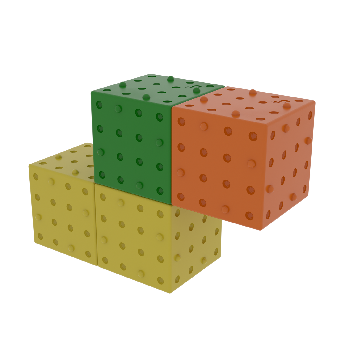 Smartek | Magnetische Bouwblokken | Regenboog | 12 Stuks