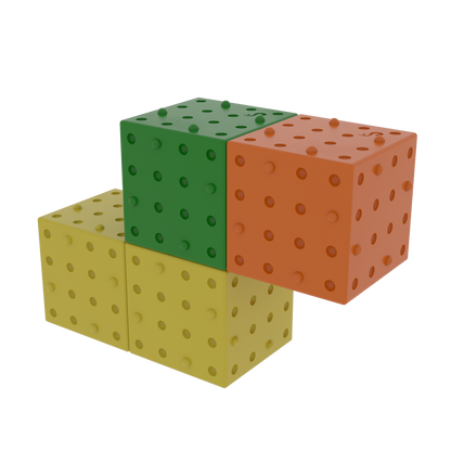 Smartek | Magnetische Bouwblokken | Regenboog | 12 Stuks