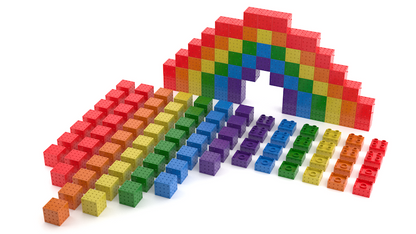 Smartek | Magnetische Bouwblokken | Regenboog | Set | 78 Stuks