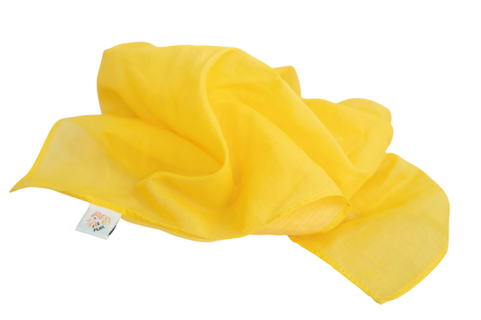 Speeldoek medium - regenboog geel | Pit & Play