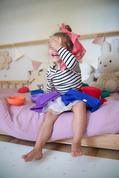 Speeldoek medium - regenboog groen | Pit & Play
